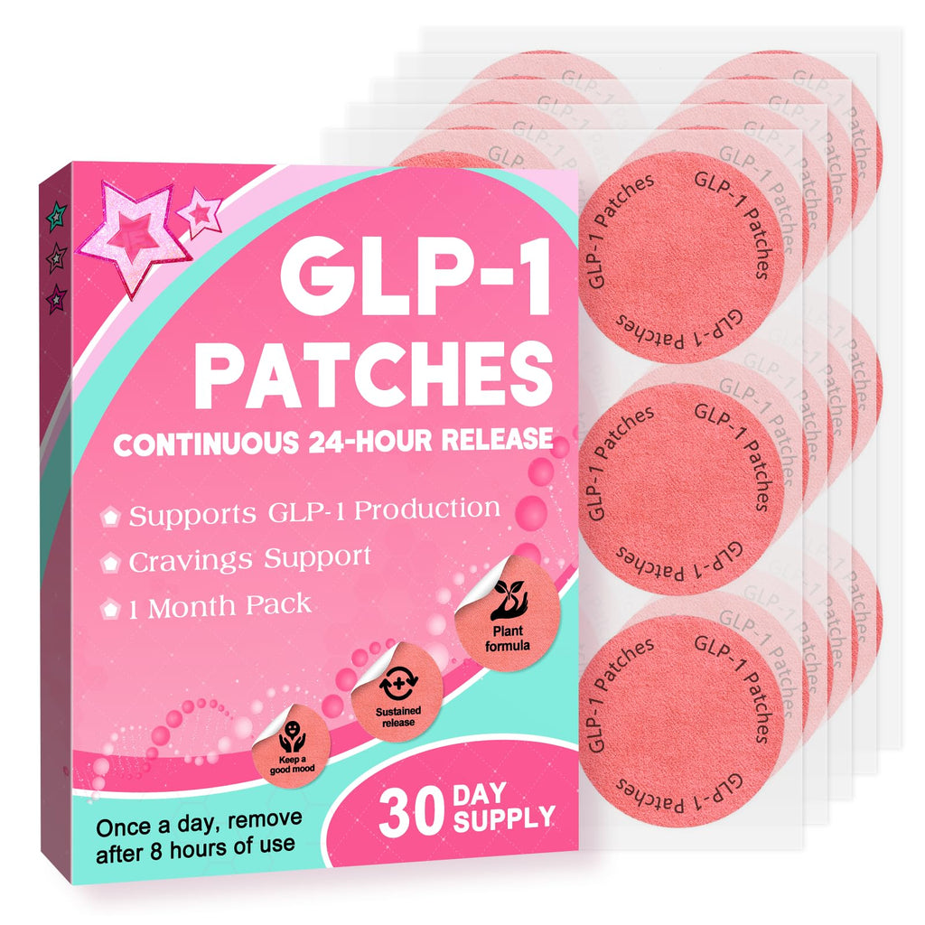 KMLWXD GLP-1 Patches (30 Count) – 8 Hour Long-Lasting Support