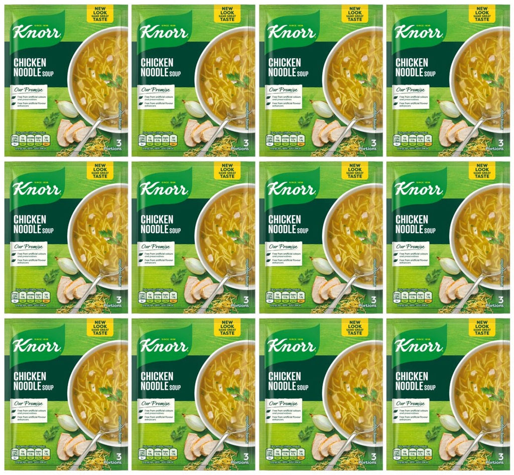 12 x Knorr Chicken Noodle Soup 43G