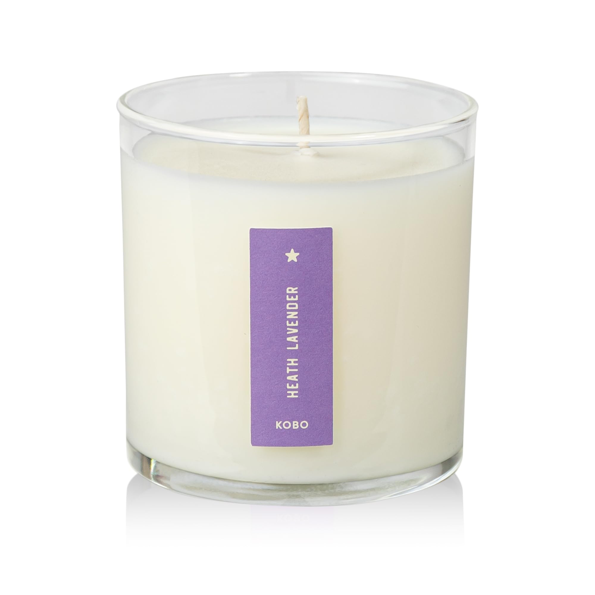 KOBO Heath Lavender Candle 9oz – Plantable Box, 60-Hour Burn, USA Hand-Poured