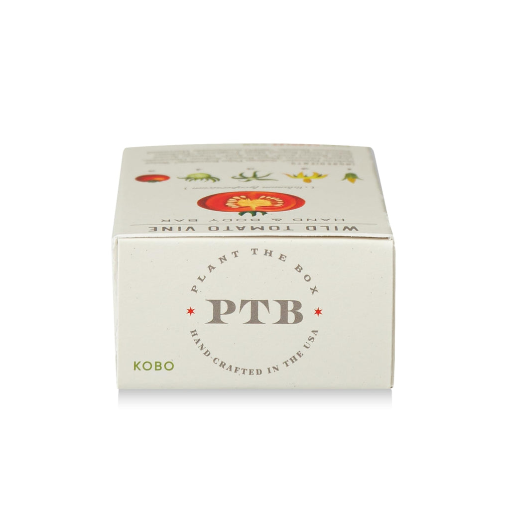 KOBO Plant the Box Wild Tomato Vine Bar Soap (7 oz) | Natural Soap