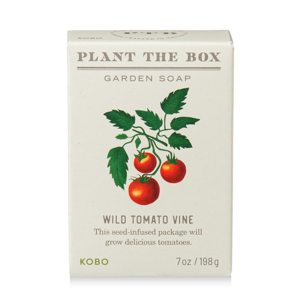 KOBO Plant the Box Wild Tomato Vine Bar Soap (7 oz) | Natural Soap