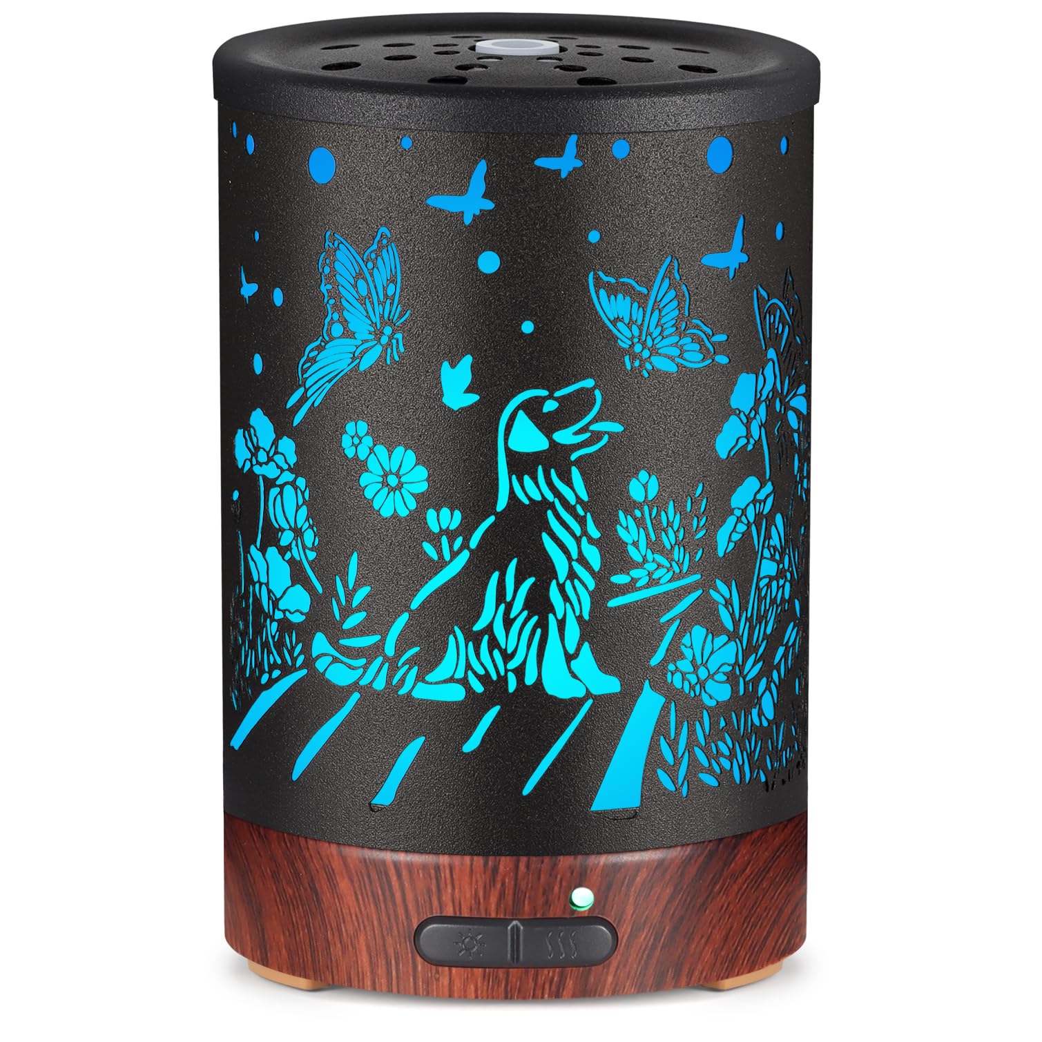 Essential Oils Diffuser | Aromatherapy Diffuser with 7-Color LED Lights | Auto-Off Humidifier