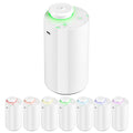 KONCHILE Waterless Essential Oil Diffuser | Battery Powered, 7-Color LED