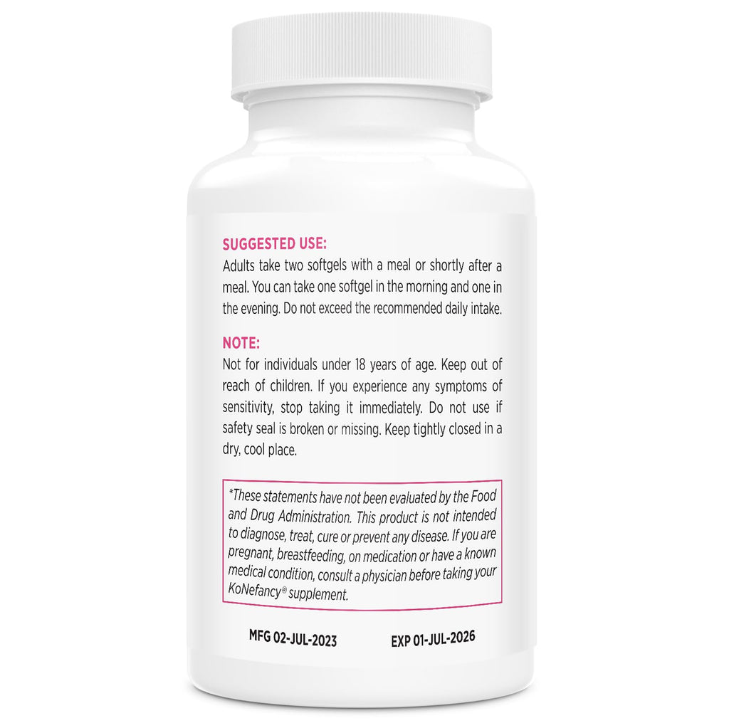 KoNefancy Liposomal Berberine 1500mg – High Bioavailability, 120 Softgels