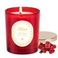 KONNI Scented Candles - Red Rose Soy Candle, 7 oz Jar, 40h Burn Time