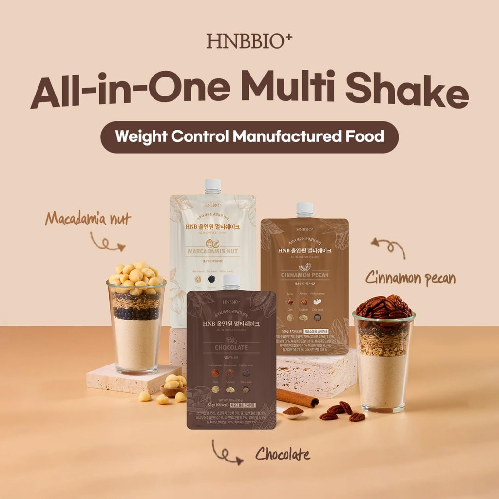 Korean Food All-In-One Multi Shake Macadamia Nut – 50g x7 Packs