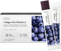 Korean Marine Collagen Jelly Sticks – Blueberry, Sugar-Free Travel Packs for Hair & Nails
