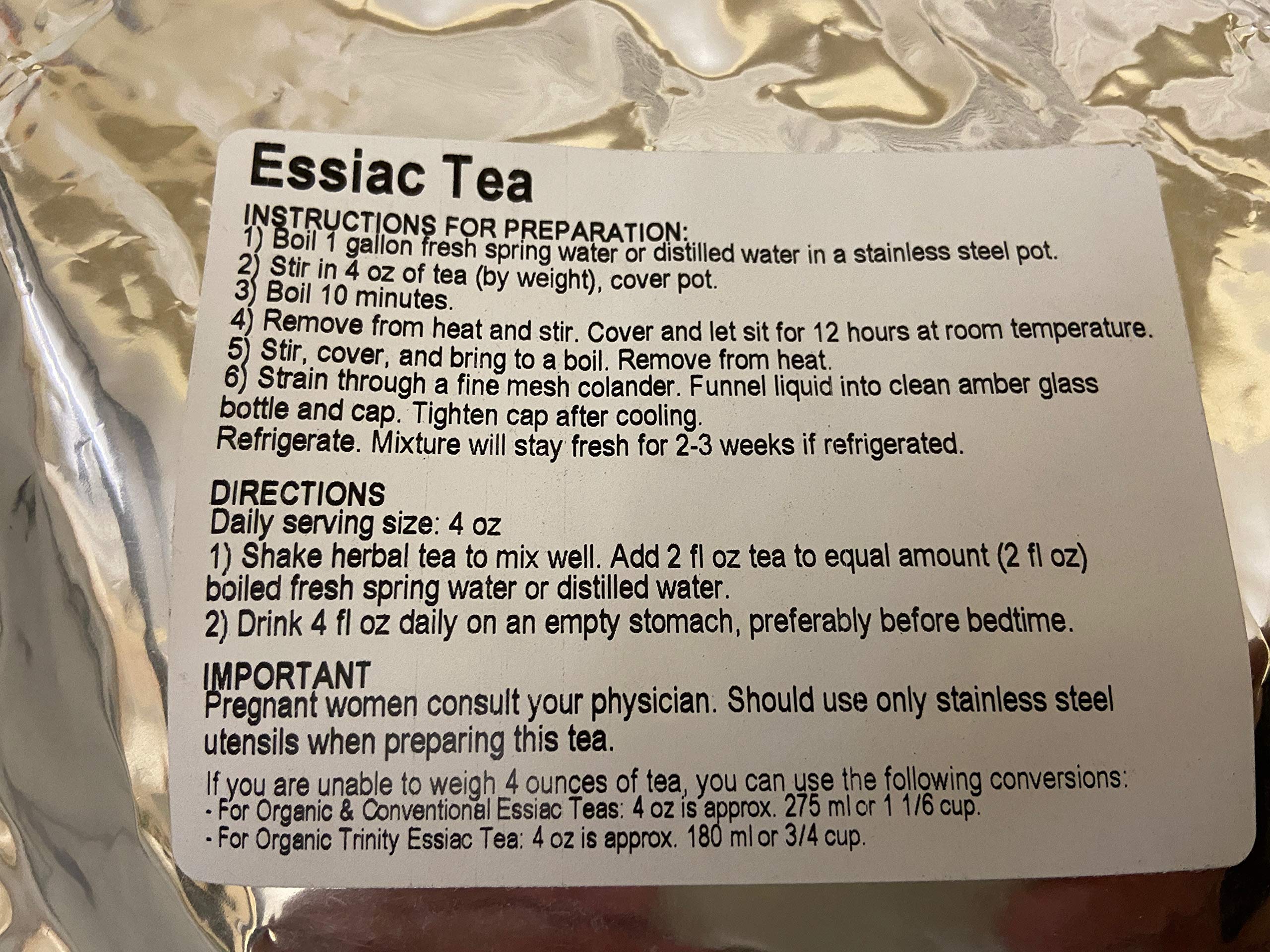Starwest Botanicals Essiac Tea, 1 Pound – Burdock Root, Sheep Sorrel, Rhubarb Root & Slippery Elm