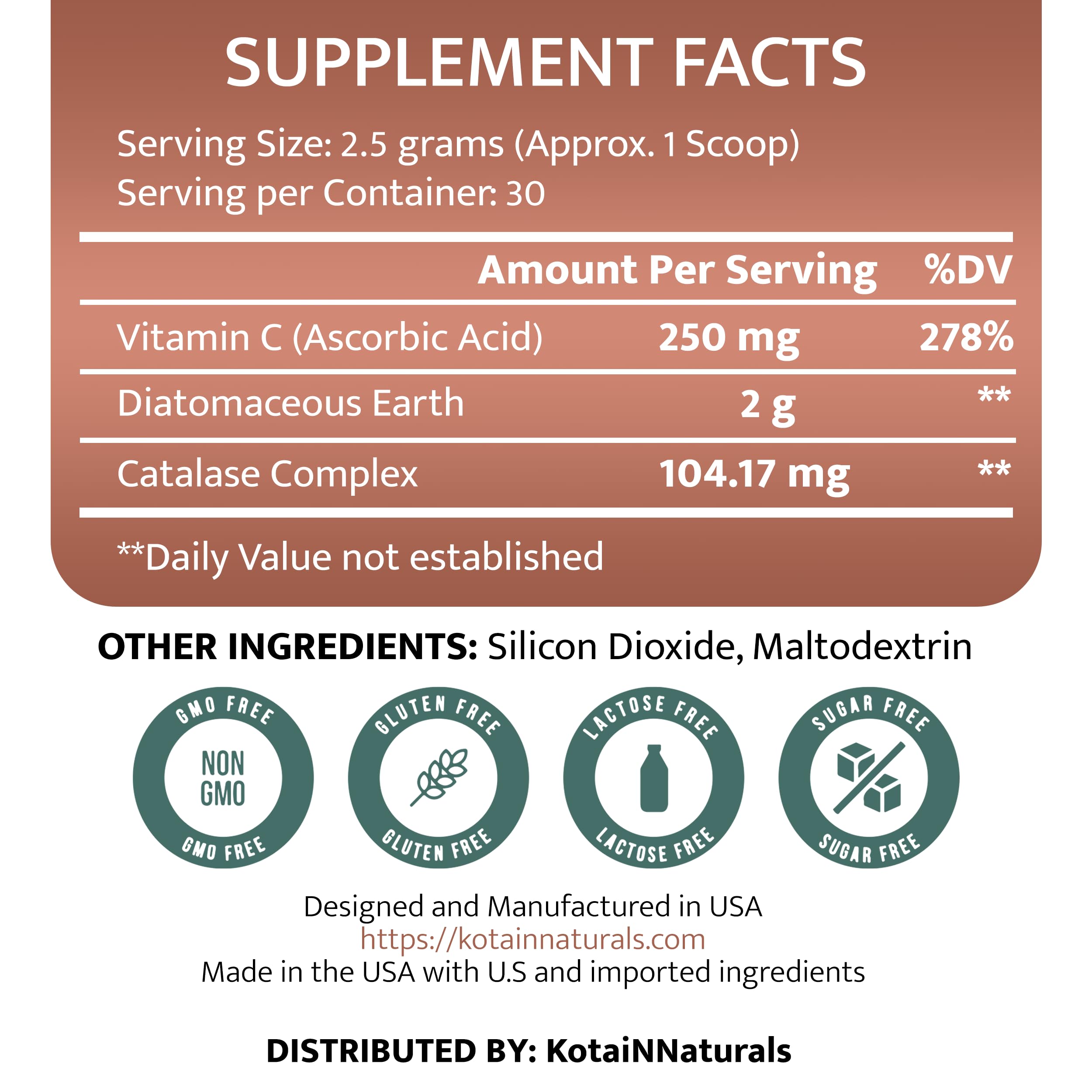 KotaiNNaturals PureRadiance Hair Revive Powder - Hair Growth & Collagen Support