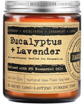 KOTKAS Lavender Eucalyptus Scented Candle – 8oz Natural Soy, Aromatherapy