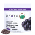 KOYAH Organic Maqui Berry Capsules – Freeze-Dried, 600 mg, 60 Capsules | Vegan, Gluten-Free, Non-GMO
