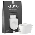 Kravo Porcelain Essential Oil Diffuser – Original White | Plug-in Aromatherapy Diffuser