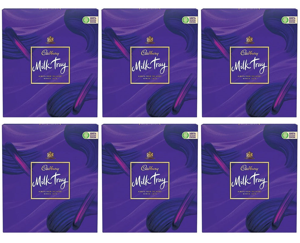 6 x Cadbury Milk Tray Chocolate Box 360G