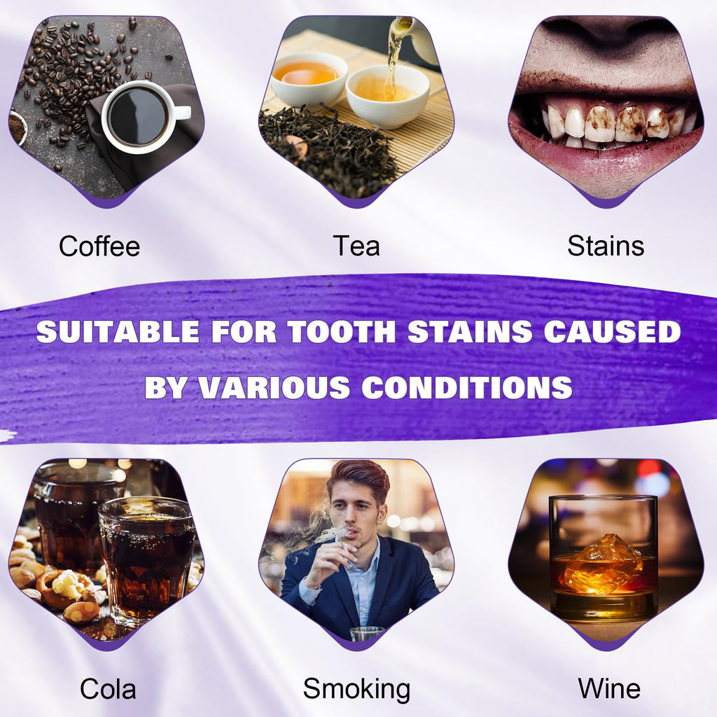 Ktintar Purple Toothpaste for Teeth Whitening – Colour Corrector, Stain Removal, 1 Fl Oz