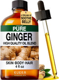 KUKKA Ginger Essential Oil 4 oz | Hair, Skin, Diffuser & Aromatherapy