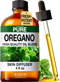 KUKKA Oregano Essential Oils - 4 Fl Oz | Hair & Skin Care, Diffuser, Aromatherapy & DIY Soap Making