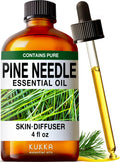 Kukka Pine Essential Oil for Diffuser - 4 Fl Oz - Pine Needle Oil, Woody Scent