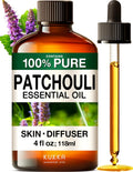 KUKKA Patchouli Essential Oil - 4 Oz | Diffuser, Aromatherapy, Skin & Hair Care, DIY Soap Making