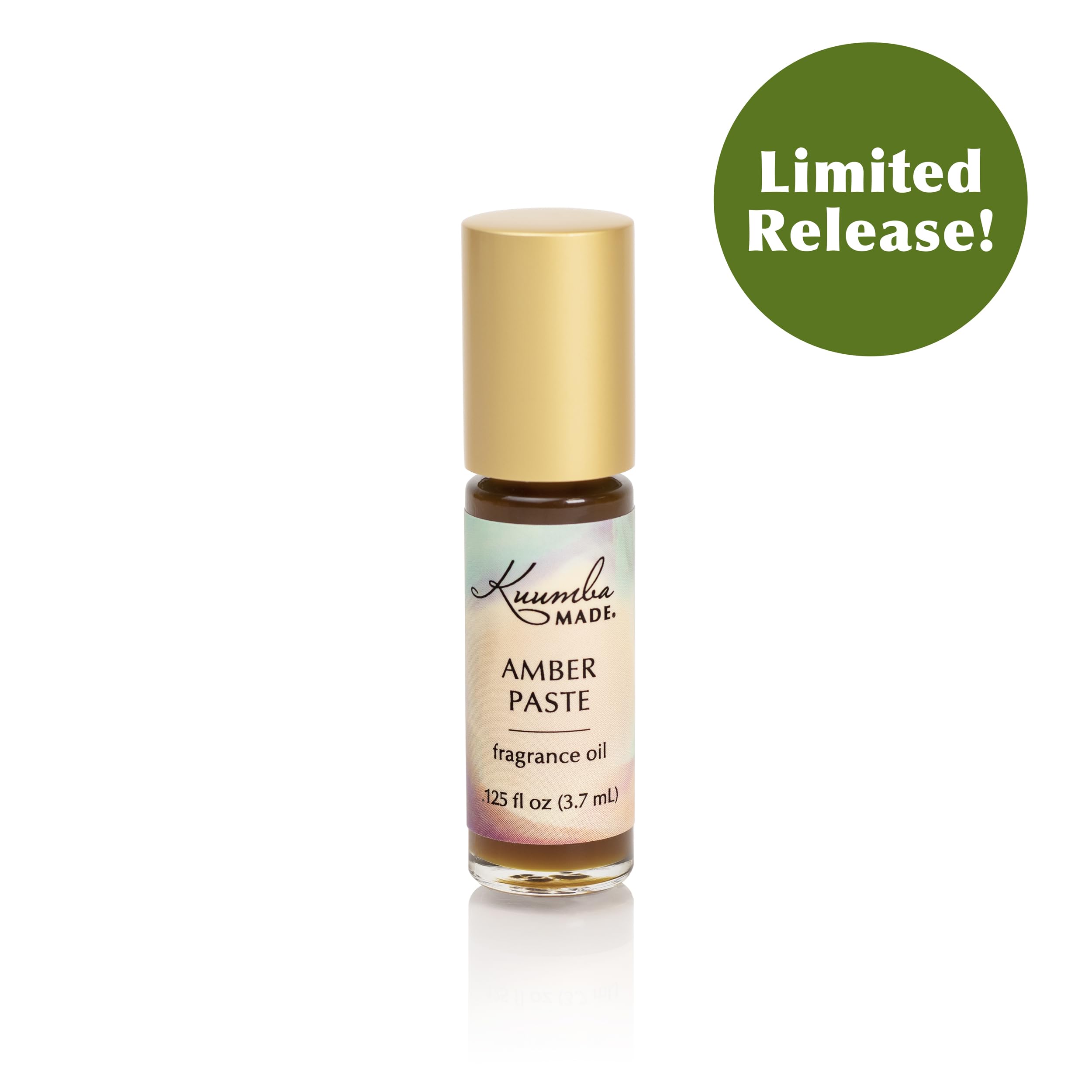 Kuumba Made Amber Paste Fragrance Oil | Long-Lasting Small-Batch Perfume Roller | Vegan & Alcohol-Free | 0.125 fl oz