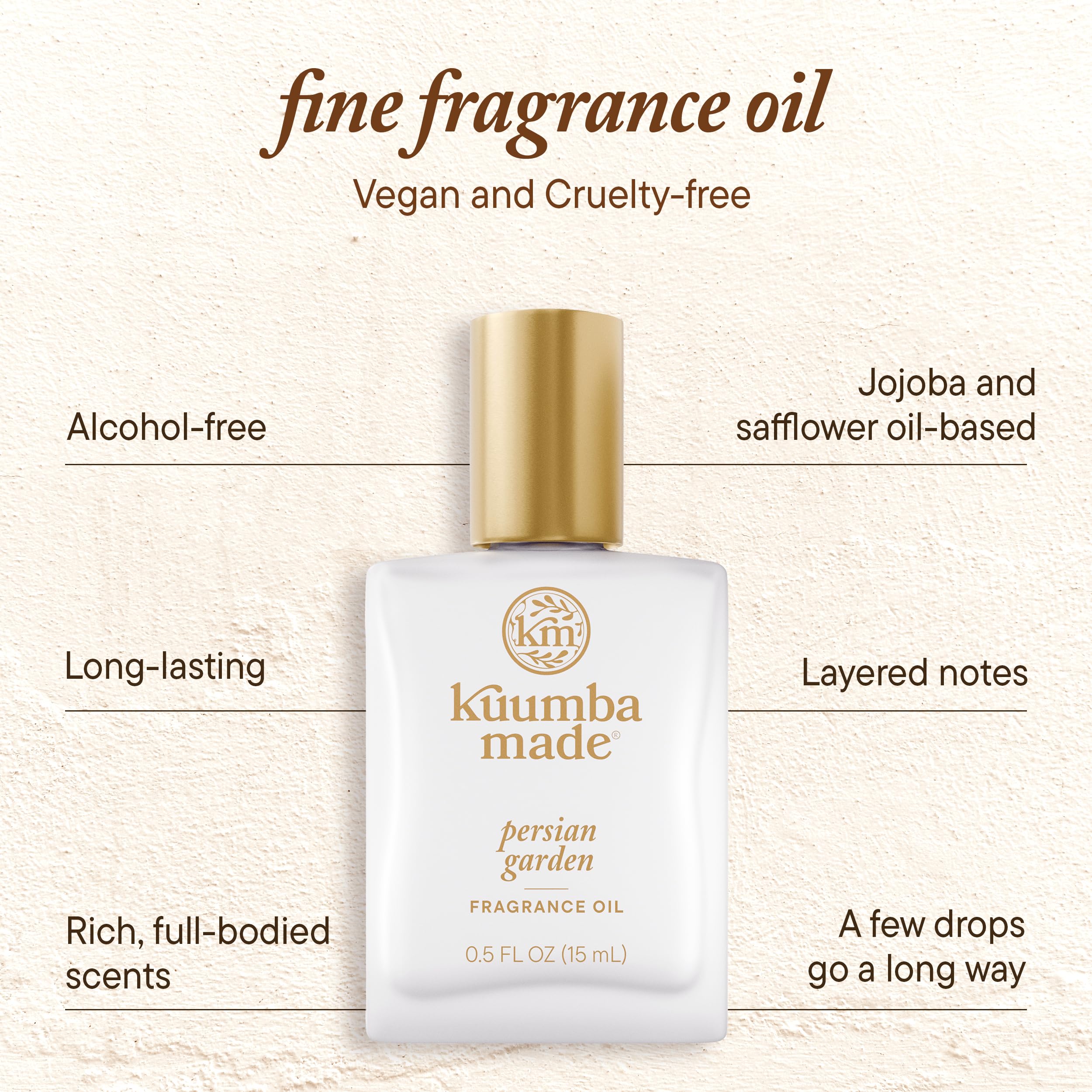 Kuumba Made Persian Garden Fragrance Oil 0.5 fl oz (15 ml) | Alcohol-Free | Cruelty-Free