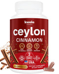 Kwala Nutrition Ceylon Cinnamon – Organic Cinnamon for Heart & Antioxidant Support | 60 Capsules