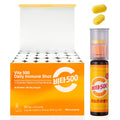 KWANGDONG Vita500 Daily Immune Shot – 7-Day Immune Support with 13 Vitamins & 8 Minerals | All-in-One Peach-Flavored Nutrition