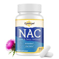 Kynderynl NAC Supplement 1000mg - High Dose NAC + Milk Thistle, Quercetin, Resveratrol, Glutathione - 90 Vegan Capsules