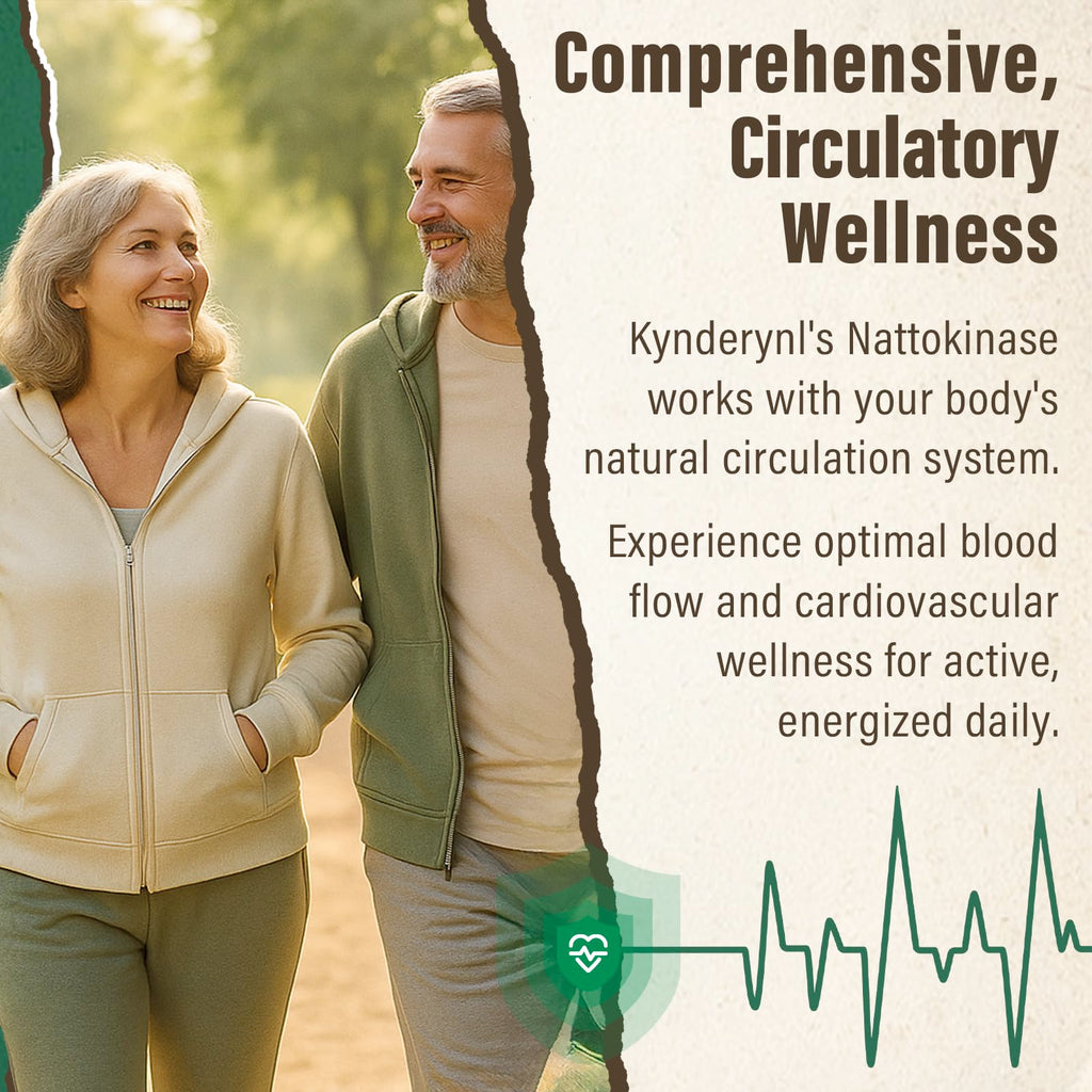 Kynderynl Nattokinase 10000FU – Organic Natto Enzyme 500mg, Enteric-Coated, Vegan