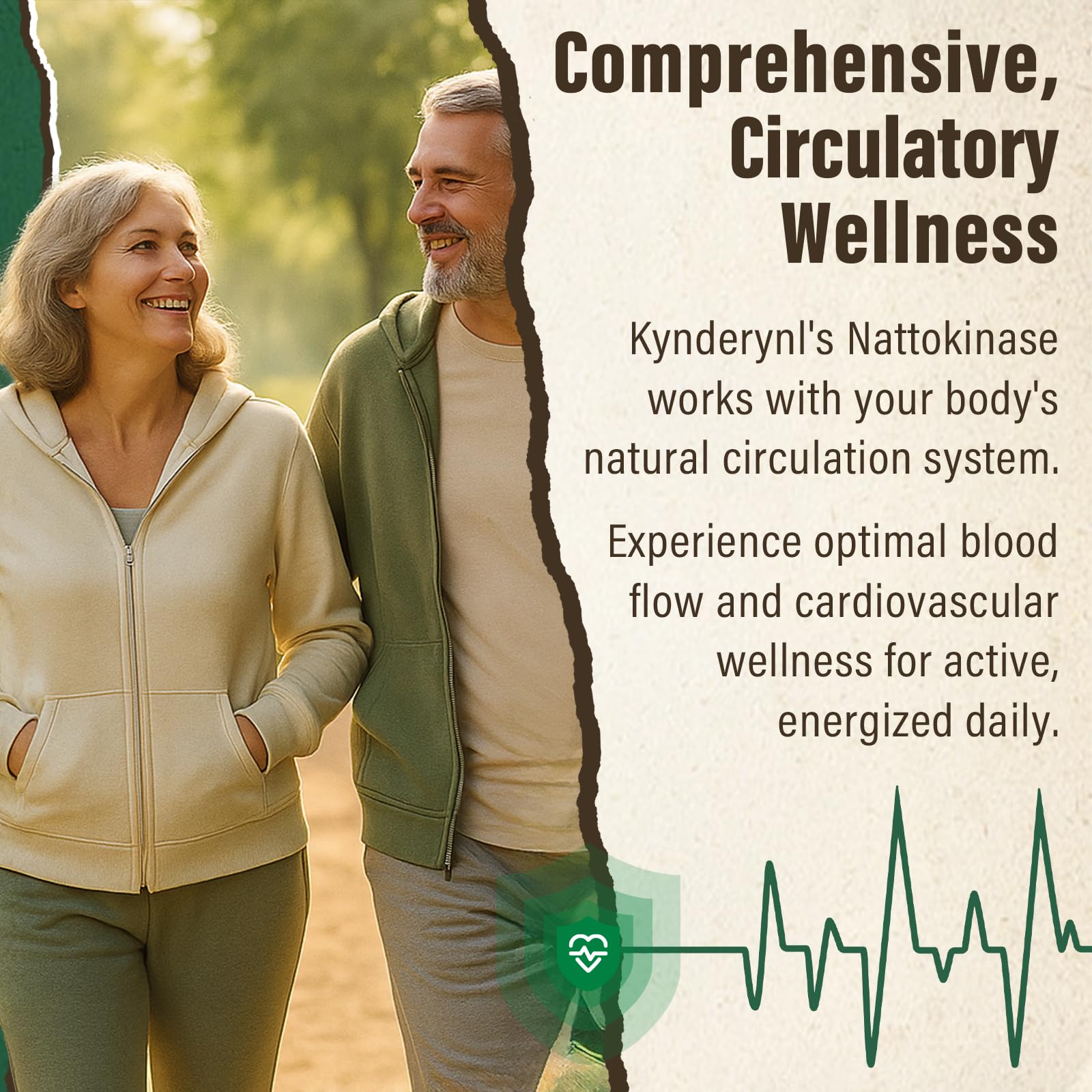 Kynderynl Nattokinase 10000FU – Organic Natto Enzyme 500mg, Enteric-Coated, Vegan