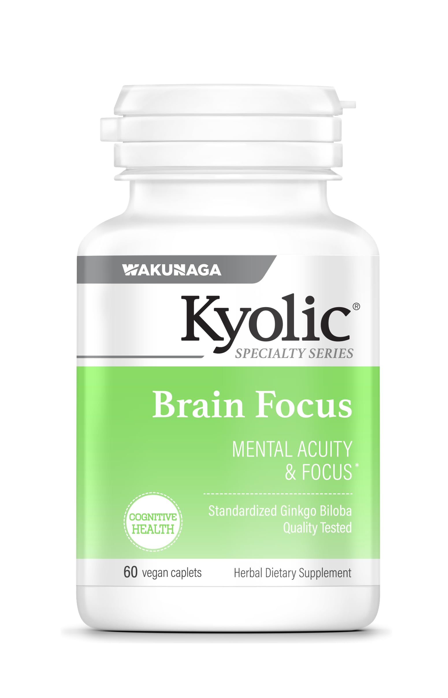 Kyolic Specialty Series Brain Focus – 90 Capsules for Mental Acuity