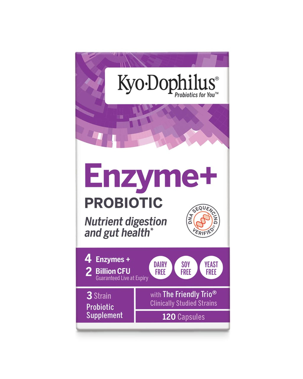 Kyolic Kyo-Dophilus Enzymes Probiotic, Nutrient Digestion and Gut Health