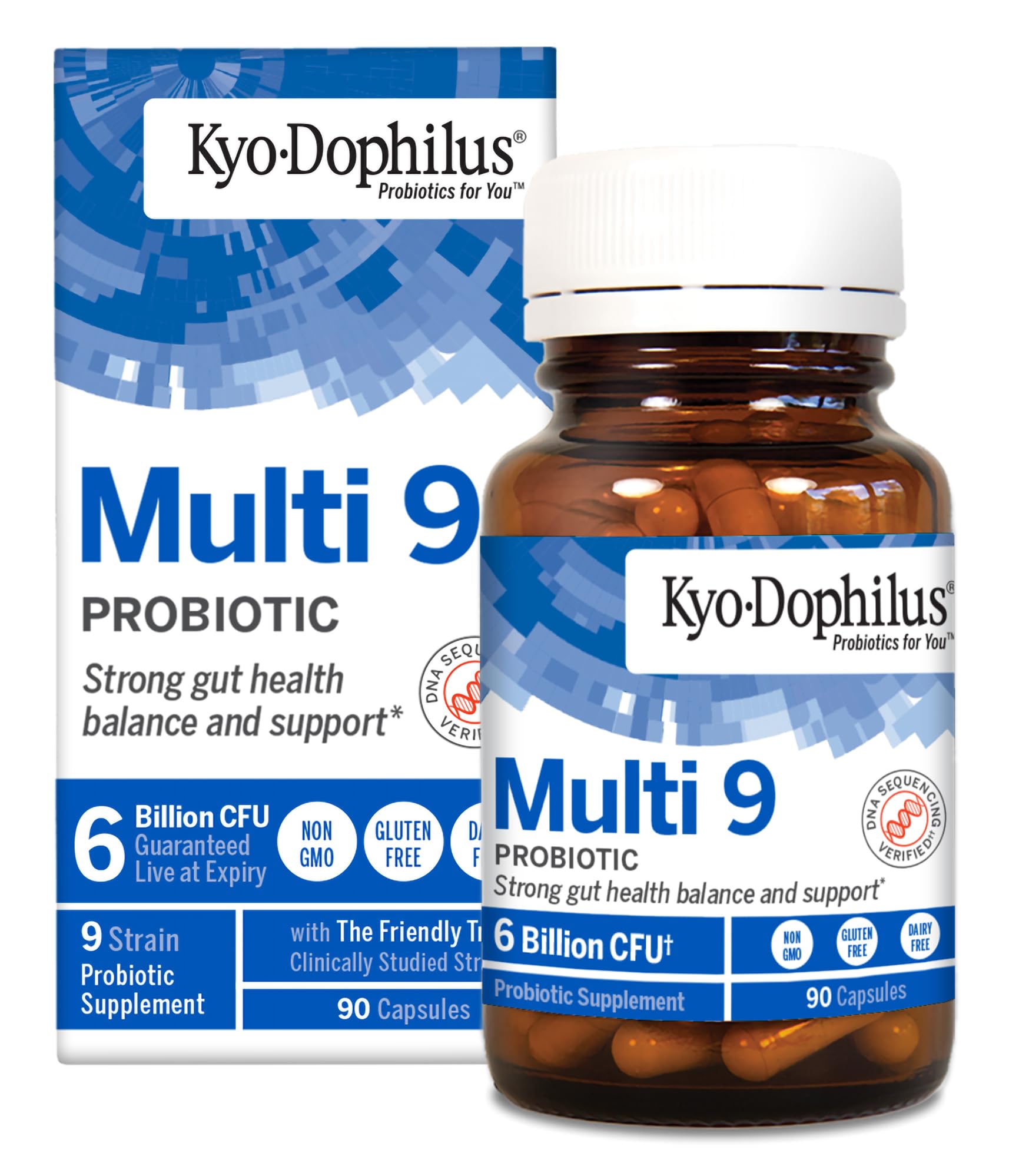 Kyolic Kyo-Dophilus Multi 9 Probiotic – Strong Gut Health | 90 Capsules