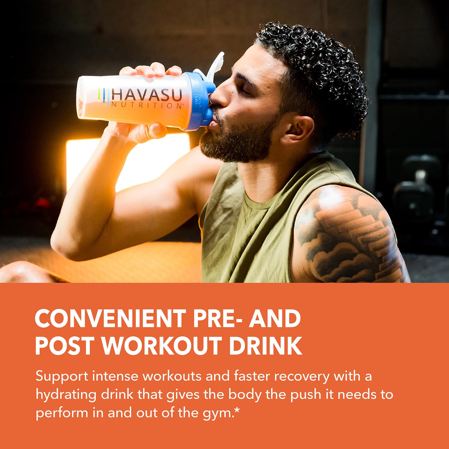 L-Arginine Powder – Tangerine Flavor with L-Citrulline & Beet Root | 30 Scoops