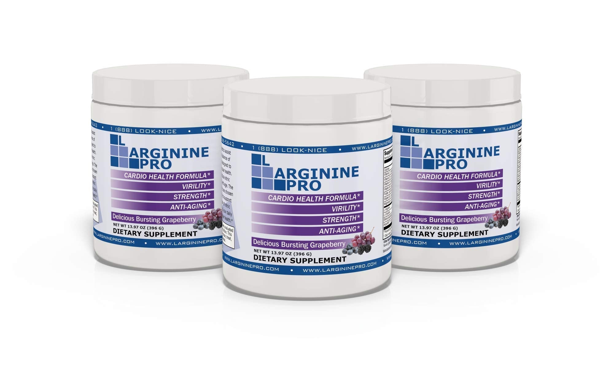 L-ARGININE PRO | 5,500mg L-Arginine + 1,100mg L-Citrulline Nitric Oxide Drink Mix