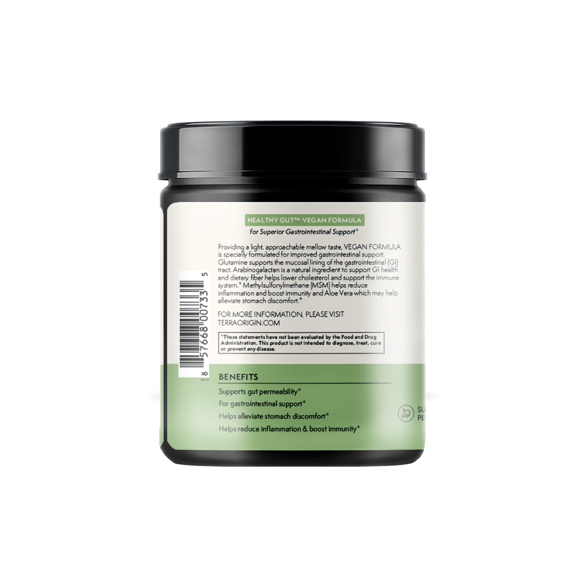 Healthy Gut Vegan Formula with L-Glutamine – Supports Gut Health & Immunity