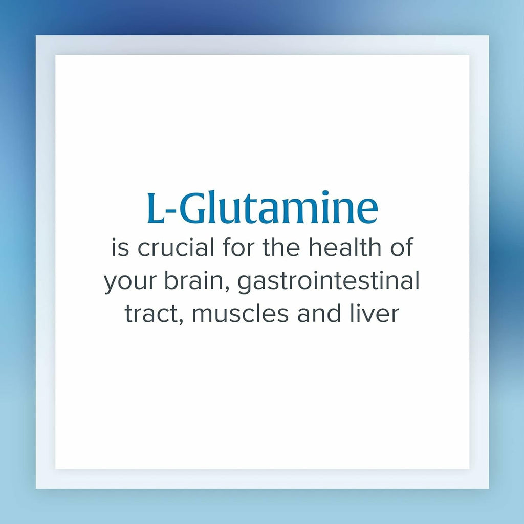 Natural Factors Micronized L-Glutamine 5,000 mg Powder – Gut Health & Immune Support | 16 oz (90 Servings)