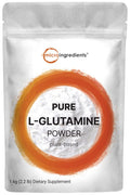 L Glutamine Powder Gut Health 1kg – Pure Free-Form, Unflavored, Vegan