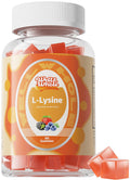 L-Lysine Gummies 1000mg – Lip & Cold Sore Support for Women, 60 Count – Vegan, Non-GMO