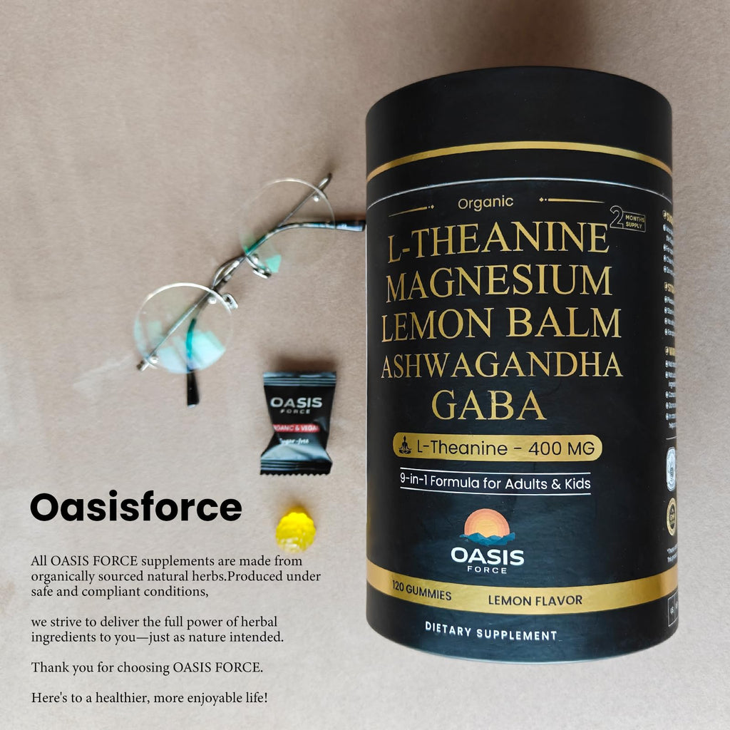 L-Theanine 400mg Gummies – Sleep & Calm Support (Kids & Adults)