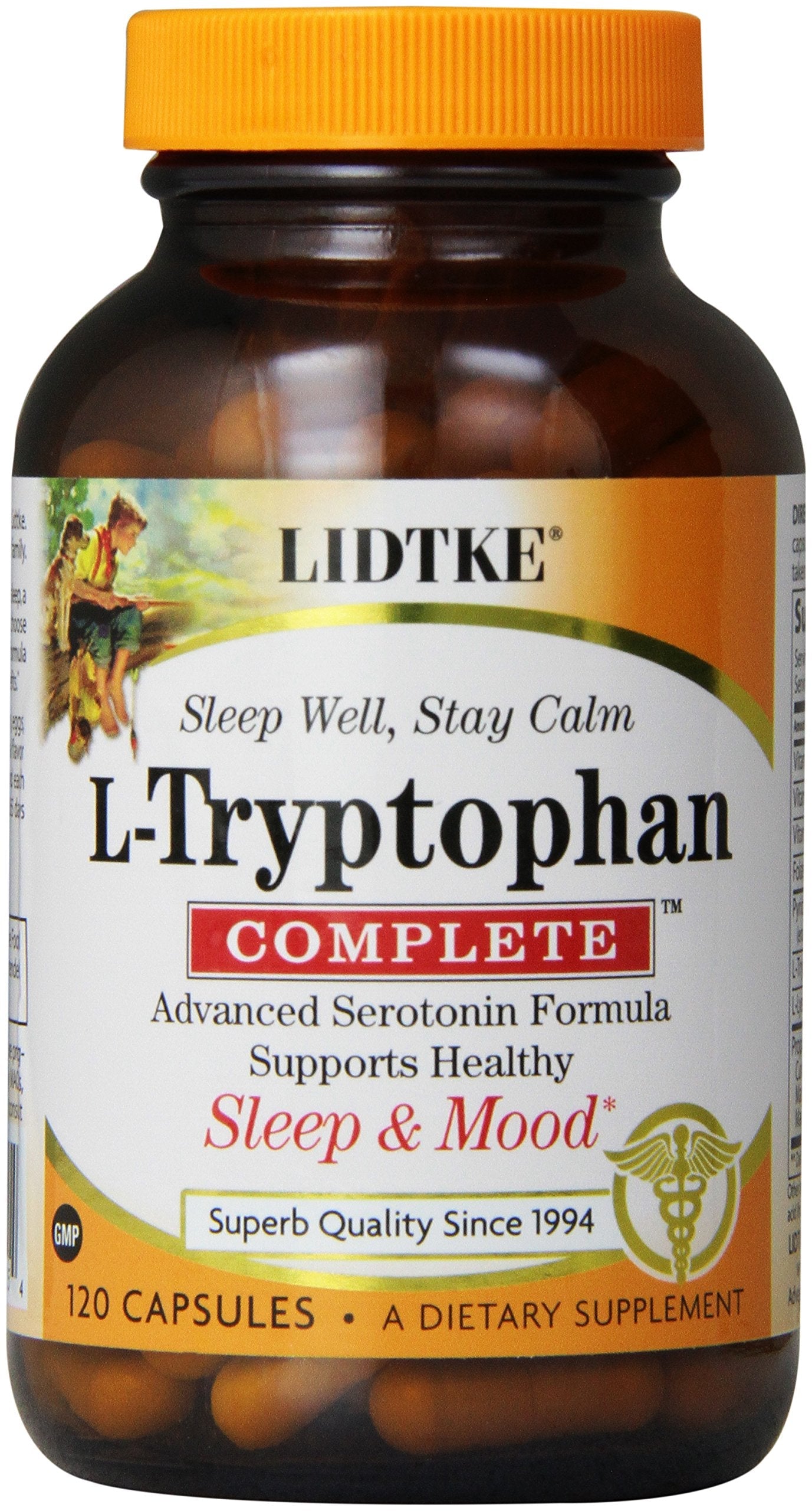 Lidtke Technologies L-Tryptophan Complete Capsules – 120 Count
