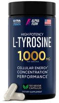 L Tyrosine 1000MG Capsules – Focus & Energy Boost | Non-GMO, Gluten-Free, Vegan, 150 Caps