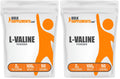 L-Valine Powder | Valine Amino Acids, BCAA, Unflavored & Gluten Free (2g/Serving, Pack of 2)
