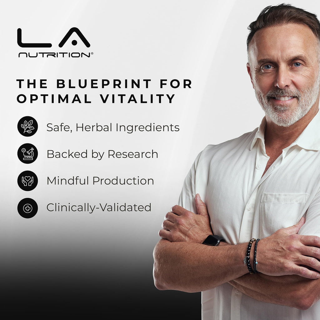 LA Nutrition HGH Supplements for Men & Women - Longevity & Immune Support - 60 Capsules