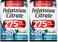 Lab Potassium Citrate | 400 Capsules (275 mg) | Ultra High Absorption | Pack of 2