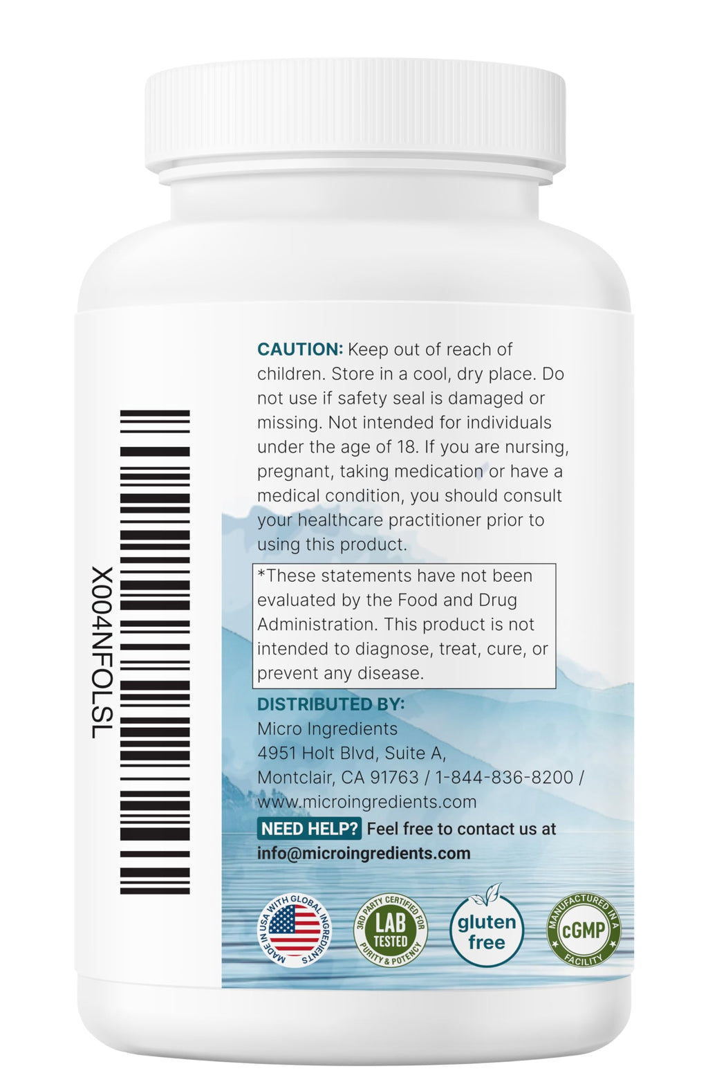 Pure Magnesium Glycinate 1,000mg | 300 Capsules | Chelated for Maximum Absorption + Vitamin C