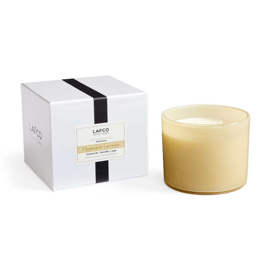 LAFCO New York Chamomile Lavender 3-Wick Candle – 30 oz, USA Made