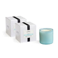 LAFCO New York Signature Candle Marine – 15.5 oz, 2-Pack, 90-Hour Burn Time, Hand-Blown Glass Vessel