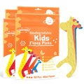 Lakeyface 200 Count Biodegradable Kids Flossers | Eco Friendly Plant-Based Floss Picks, Giraffe Design, No Fluoride, BPA Free