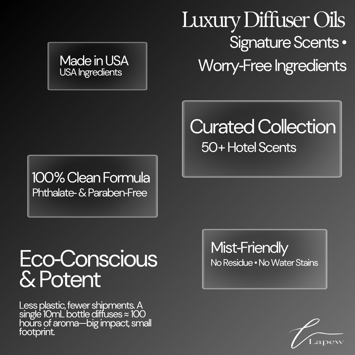 LaPew Coconut & Lime Diffuser Oil – Luxury Fragrance for Diffusers (10 mL)