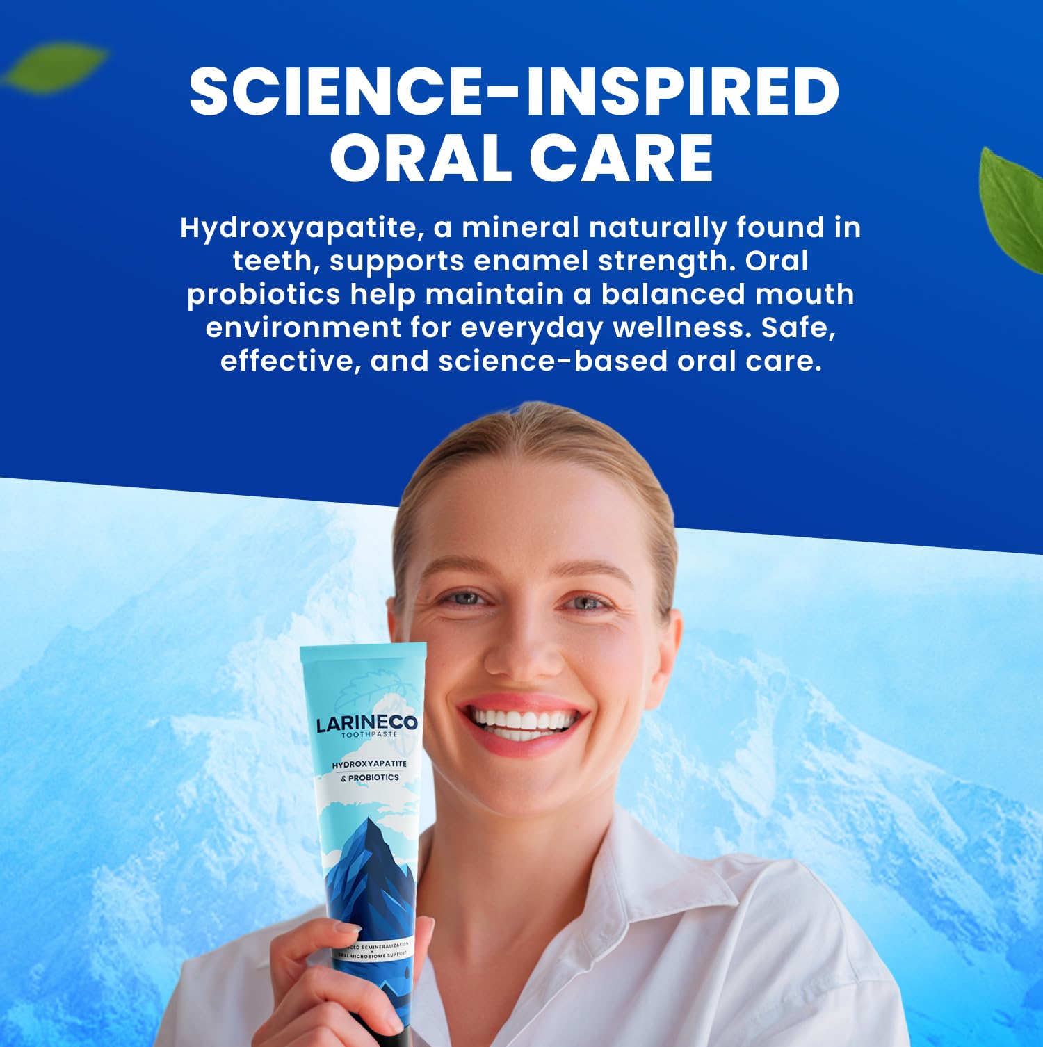 Larineco Nano Hydroxyapatite Toothpaste – Sulfate-Free Enamel Care (4oz) for Sensitive Teeth